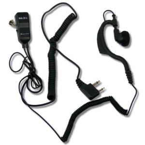 Casti cu microfon Midland MA21-L cu 2 pini pentru statii radio portabile - Img 4