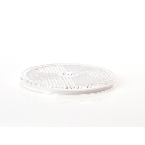 Catadioptru reflectorizant rotund alb - Img 3