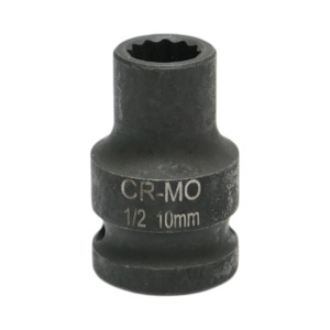 Cheie tubulara de impact bihexagonala 10mm, 38mm, patrat 1/2 inch Cr-Mo Breckner Germany