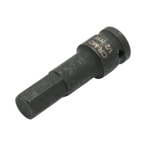 Cheie tubulara de impact bit hexagonal H16, 78mm, patrat 1/2 inch Cr-Mo Breckner Germany - Img 2