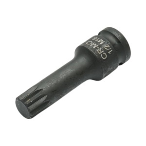 Cheie tubulara de impact bit spline M16, 78mm, patrat 1/2 inch Cr-Mo Breckner Germany - Img 2