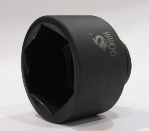 Cheie tubulara impact lunga hexagonala 90 mm