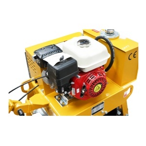 Cilindru compactor 200kg cu tamburi 450mm si motor benzina HONDA GX160 5.5CP, pornire manuala - Img 8