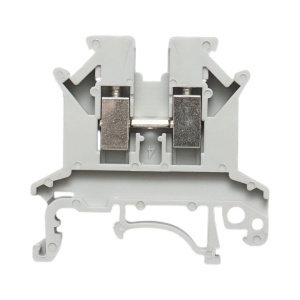Clema de sir pe sina DIN 2.5mm² 24A 690V gri UK2.5B Longroad - Img 3