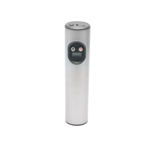 Compresor aer portabil gri inchis 12,4V baterie 6000Am reincarcabila 250x56x47mm cu accesorii - Img 2