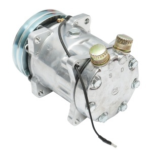 Compresor clima A/C pentru Ford, New Holland, Case IH cod OEM: 47132887, 5165548 Breckner Germany - Img 3