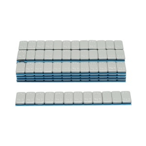 Contragreutati autoadezive gri inchis echilibrare roti Fe 60g (5gx12 buc) 100 benzi/cutie - Img 2