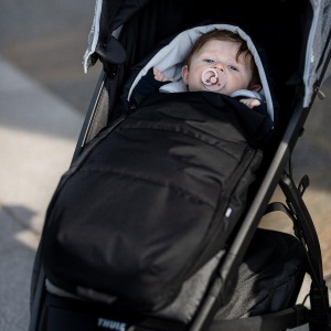 Cosulet pentru nou-nascuti de dormit, Thule, Newborn Nest, Negru - Img 5