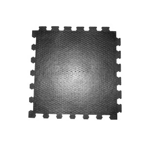 Covor din cauciuc cu striatii interconectabil 100x100x1.8cm pentru asternut odihna bovine - Img 1