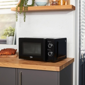 Cuptor cu microunde Beko MOC20100BFB, 700 W, 20 L, functie dezghetare, negru - Img 6