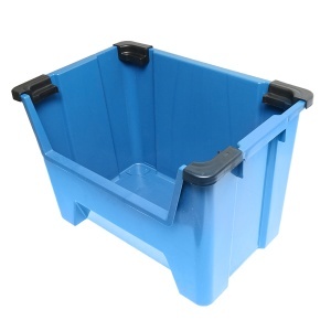 Cutie plastic depozitare 545x345x395mm gri - Img 1