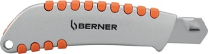 Cutter din aluminiu cu mâner din cauciuc, 18 mm BERNER - Img 2