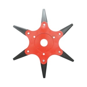Disc motocoasa cu 6 cutite pliabile 255x25.4mm otel Breckner Germany - Img 4