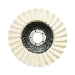 Disc pasla lamelar polisare 125x6x22.23mm, lustruire si finisare metal, inox, aluminiu Breckner Germany - Img 3