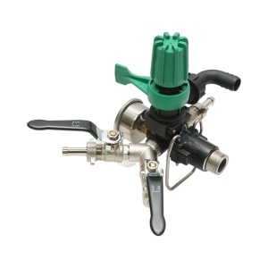 Distribuitor cu 3 cai pentru erbicidator, manometru cu glicerina 1000 PSI - Img 3