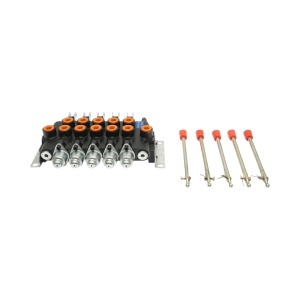Distribuitor hidraulic 5 manete, debit 80L/min, presiune 200 bar Breckner Germany - Img 3