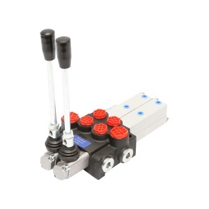 Distribuitor hidraulic P40 pneumatic cu 2 cai Breckner Germany - Img 4