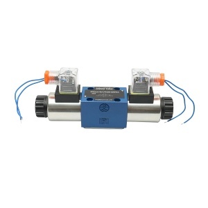 Electrovalva directionala AC220V pentru 6 cai control debit instalatii hidraulice HDQX2206J 4WE6J61B CW220-50N9Z4