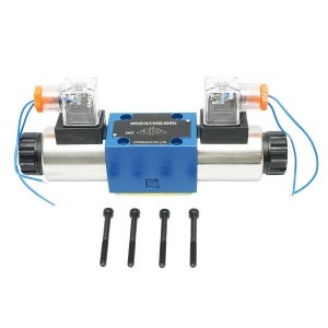 Electrovalva directionala AC220V pentru 6 cai control debit instalatii hidraulice HDQX2206E 4WE6E61B CW220-50N9Z4 - Img 2