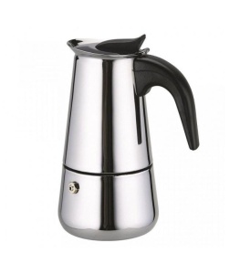 Espressor pentru Aragaz 4 Cesti, Inox, 200 ml