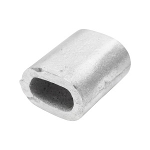 Ferula / bucsa de presare din aluminiu pentru cablu troliu 13 mm