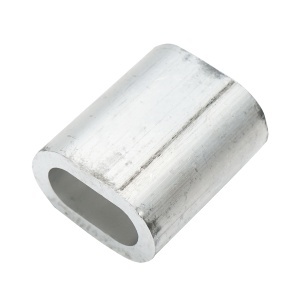 Ferula/bucsa de presare din aluminiu pentru cablu troliu 14 mm