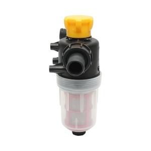 Filtru erbicidator transparent cu 2 site si valva autocuratare, racord 32mm - Img 4