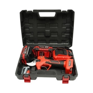 Foarfeca electrica de gradina 500W cu 2 acumulatori 21V, 4Ah Li-Ion, Brushless, afisaj digital, diametru maxim taiere 40mm Breckner Germany - Img 2