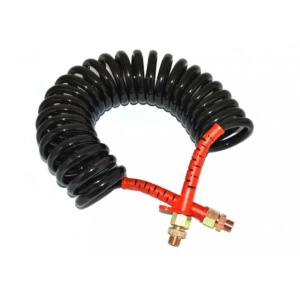 FURTUN AER NEGRU CU MANSOANE ROSII M22 - 7.5M
