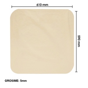 Geam 590x610mm usa pentru Tractor Forestier