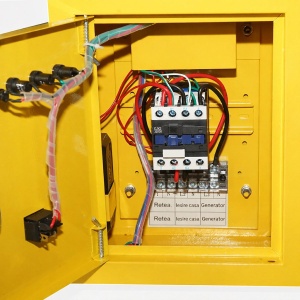 Generator electric cu ATS 7kW, 220V, motor pe benzina 18CP, pornire electrica/manuala Breckner Germany - Img 9