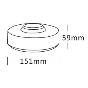 Girofar auto cu efect stroboscopic 12V / 24V orange cu 40 leduri SMD - Img 2