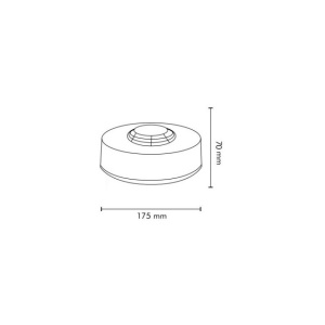 Girofar auto cu efect stroboscopic 12V/24V orange cu 48 LEDURI (baza magnetica) - Img 3