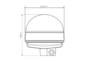 Girofar LED ecologic cu efect dublu flash VIGNAL - Img 3