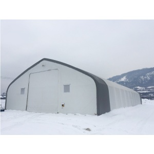 Hala industriala din PVC, lungime 61m, latime 21.35m, inaltime 8.54m cu structura de rezistenta metalica