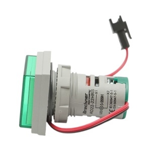 Indicator digital ore functionare LED verde 0-999H, 220V/380V AC Ø 22mm Breckner Germany - Img 4