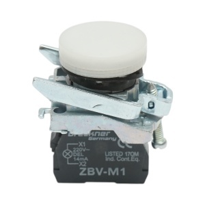 Indicator semnalizare LED alb 220V, 14mA, TB4 Breckner Germany