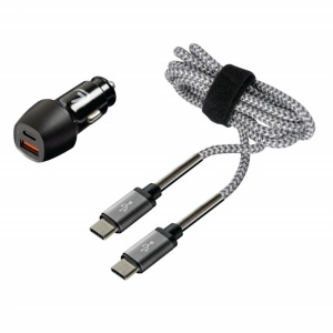 Kit 2 în 1 Type-C Pro - Power Delivery - Qualcomm Quick Charge 3.0 - 12/24V