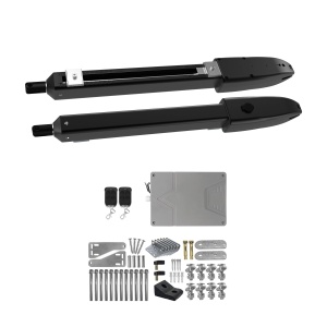 Kit automatizare porti batante PNI MAB340S cu 2 motoare telecomenzi si panou de control lungime poarta 2 x 3m max greutate poarta max 350Kg cu limitator - Img 2