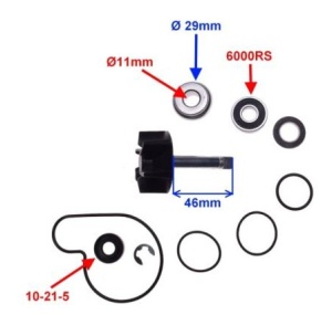Kit reparatie pompa apa scuter Suzuki Burgman 125/150/250 cc - Img 2