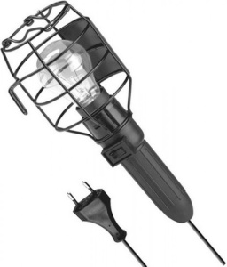 Lampa de lucru portabila cu grilaj