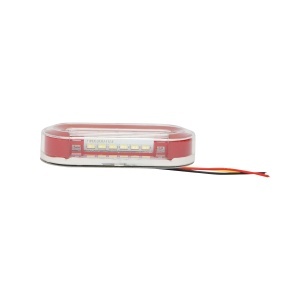 Lampa laterala de gabarit rosu-alb cu 6 LED-uri 24V Breckner Germany - Img 4