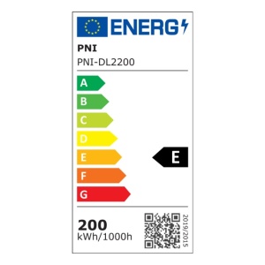 Lampa LED PNI D-Light 2200 tip High Bay, 200W, 27000lm, 6500K, alimentare 230 V, IP65, pentru iluminat industrial in spatii cu inaltime mare - Img 3