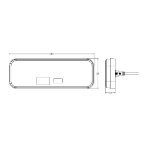 Lampa LED semnalizare spate 12/24V Dreapta - Img 4
