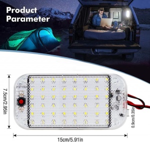 Lampa Plafon 48 LED 12-85V - Img 3