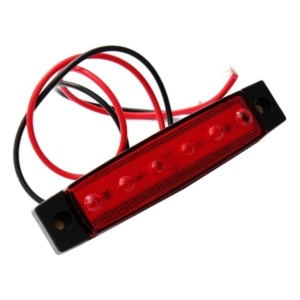 Lampa pozitie rosie 6 leduri