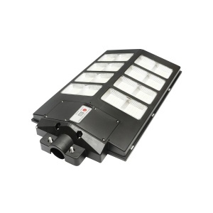 Lampa solara LED 300W iluminat stradal 6500K cu panou solar, telecomanda, senzor miscare si prindere pe stalp Breckner Germany - Img 3