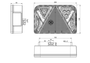 Lampa spate dreapta LED 6 functii 12V/24V DOBPLAST - Img 4