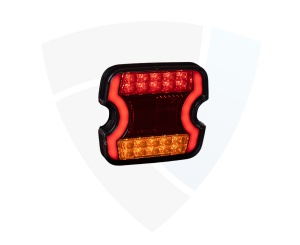 Lampă spate LED, dreapta, 10-30V, pătrată, 4 funcții - Img 3