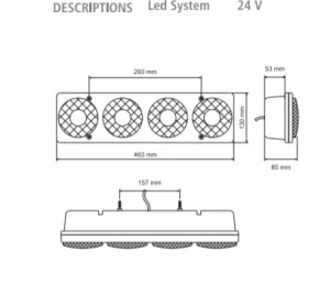 Lampa stop dreapta LED - Img 2
